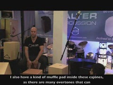 Valter Percussion Cajón Clinic pt. II - Custom Cajón