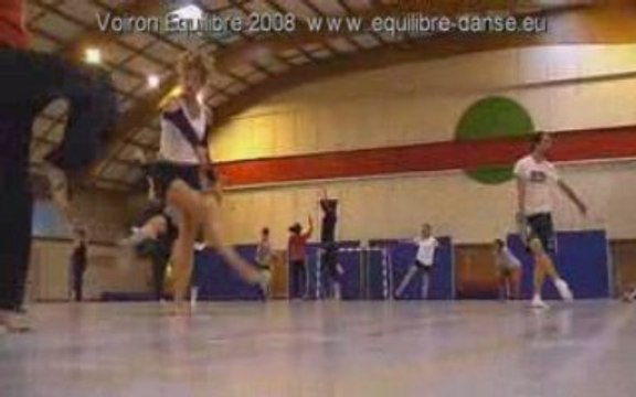 Corinne Lanselle pendant le stage de danse de Voiron.