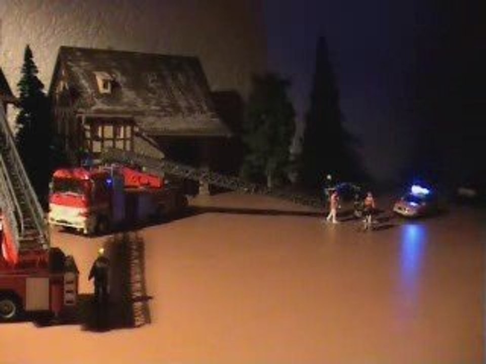 Diorama feu de maison (partie 2)