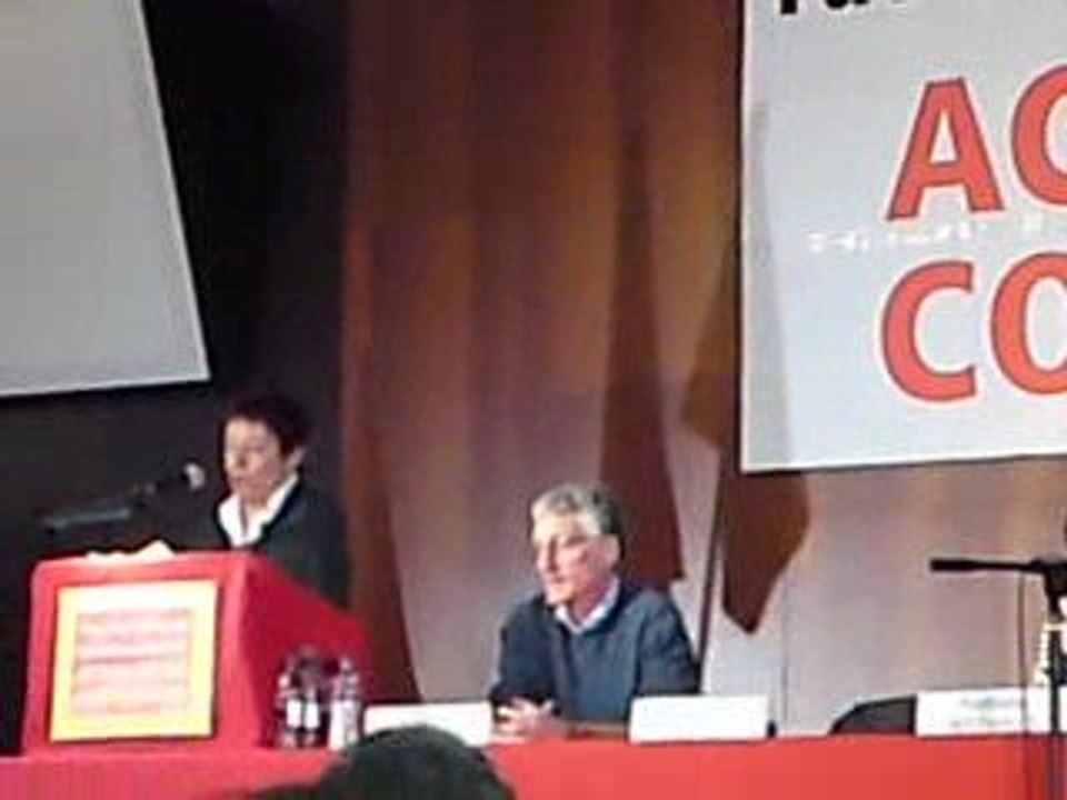 Meeting Nathalie Arthaud et Arlette Laguiller à Orleans 02