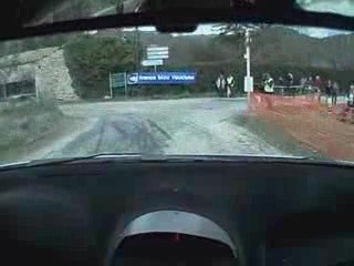Caméra embarquée lors de l'Es 5 du rallye de vaison 2009