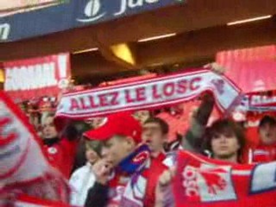 Entrée des joueurs Lille - Lyon SDF