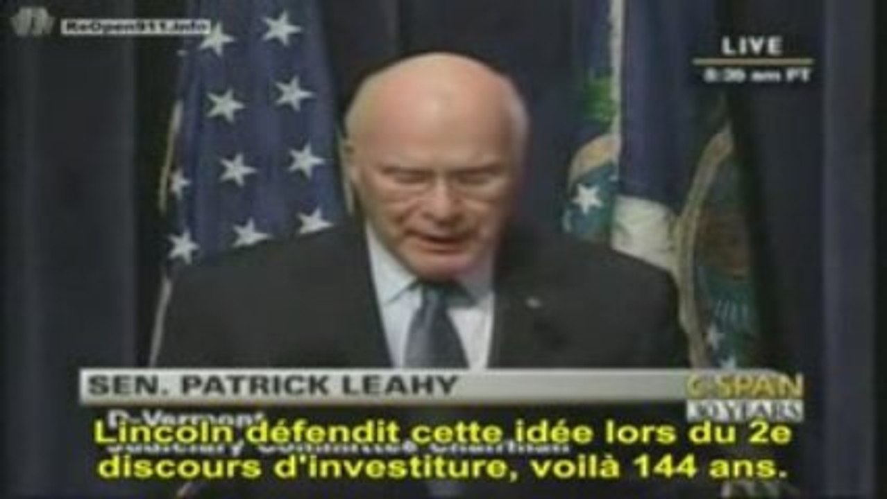 les annees Bush,le senateur leahy demande une comission!