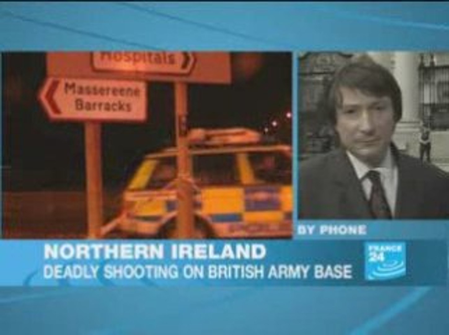 Live report from Northern Ireland on France 24 (in English)