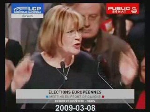 Elections € FRONT DE GAUCHE - MG Buffet - PCF