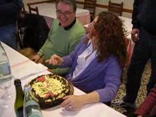 La Fata spegne la candelina sulla torta