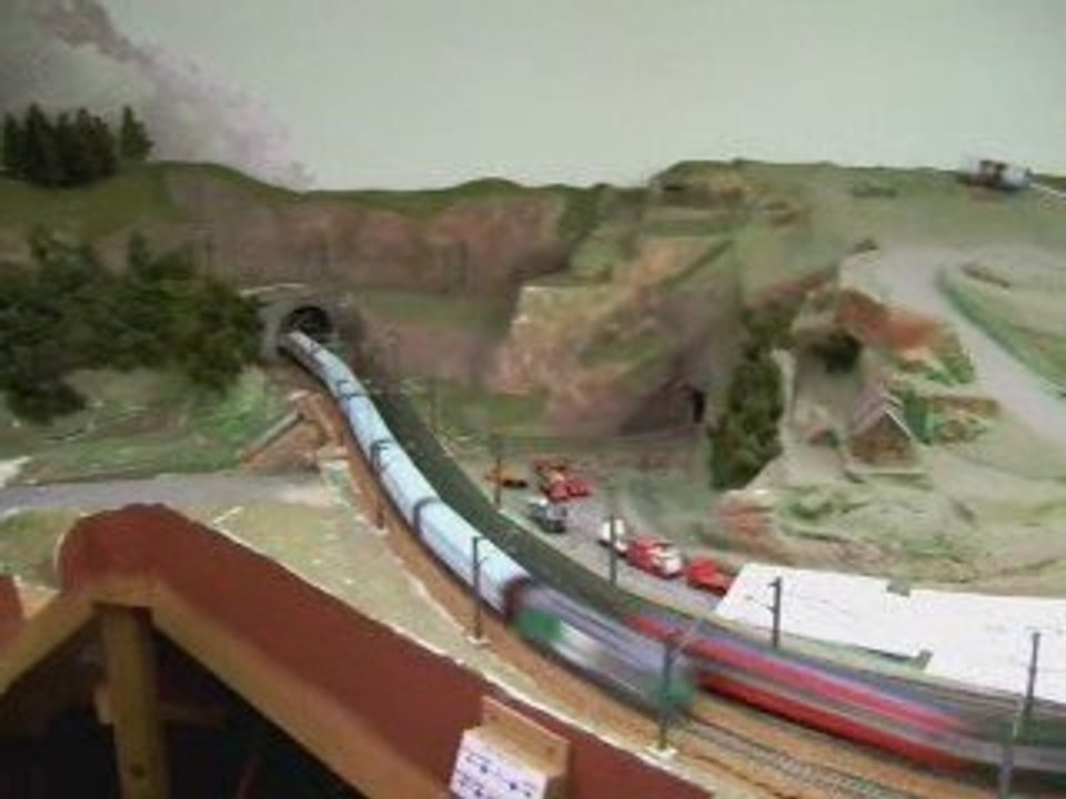 Réseau de train miniature HO