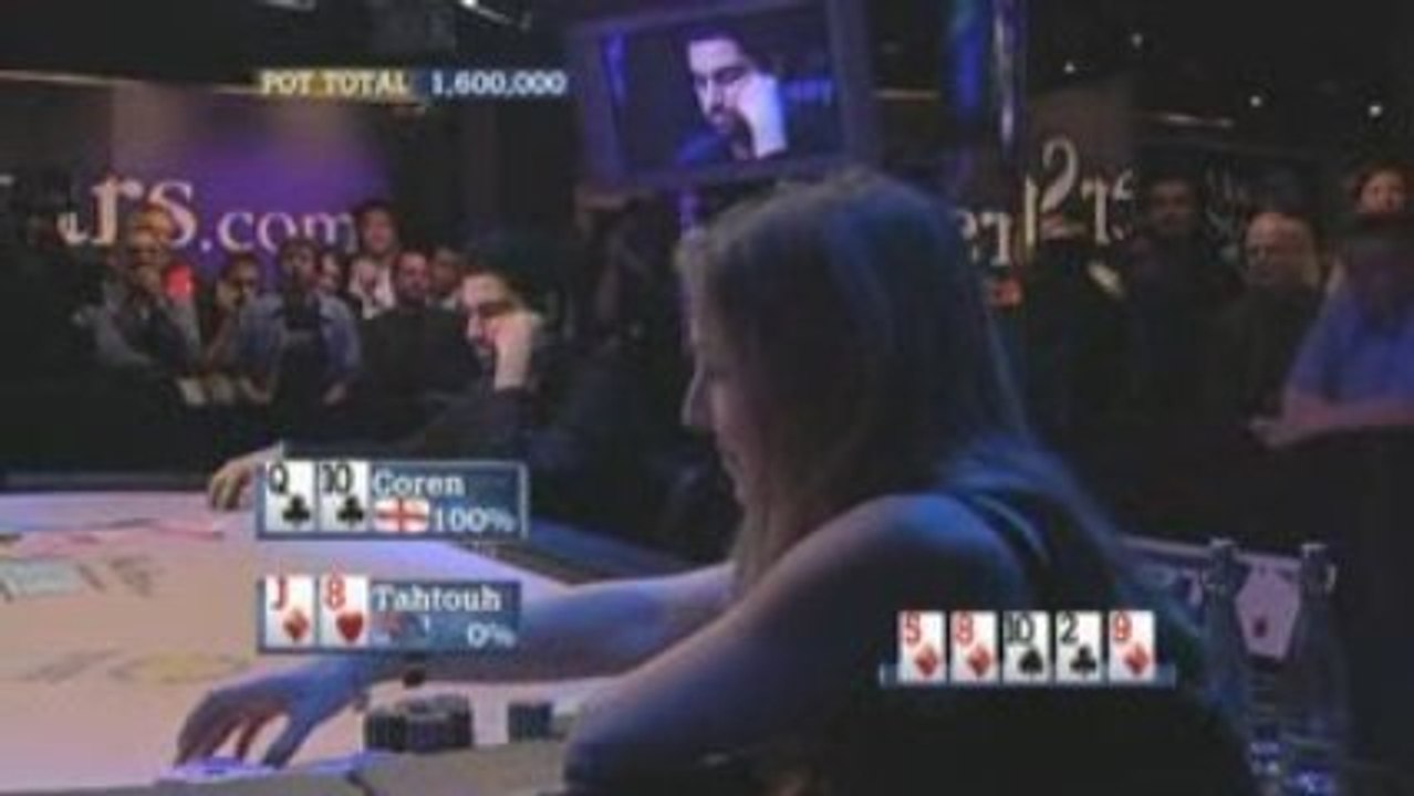 Poker EPT 3 Londres Vicky Coren vs Emad Tahtou Heads Up