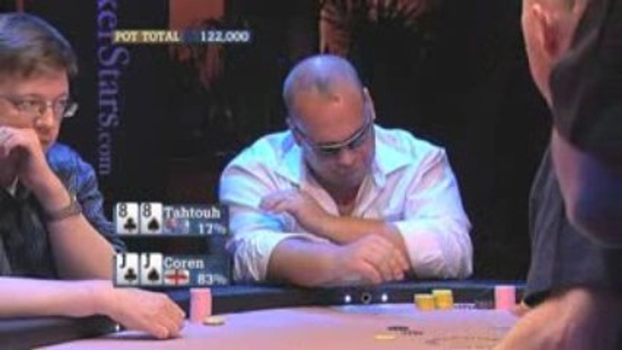 Poker EPT 3 Londres Vicky Coren vs Emad Tahtouh good chat