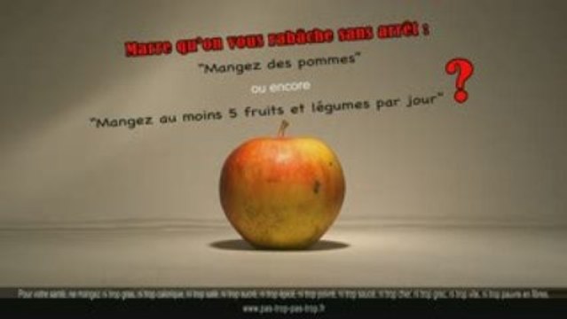 Pub Qui bousille une pomme - Les Parodieurs