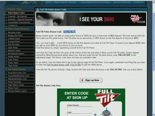 full tilt poker bonus codeTULLTILTBO ( www.bigbonuspoker.com