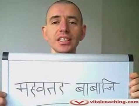 Connecting with Babaji - Mahavatar Babaji calligraphy