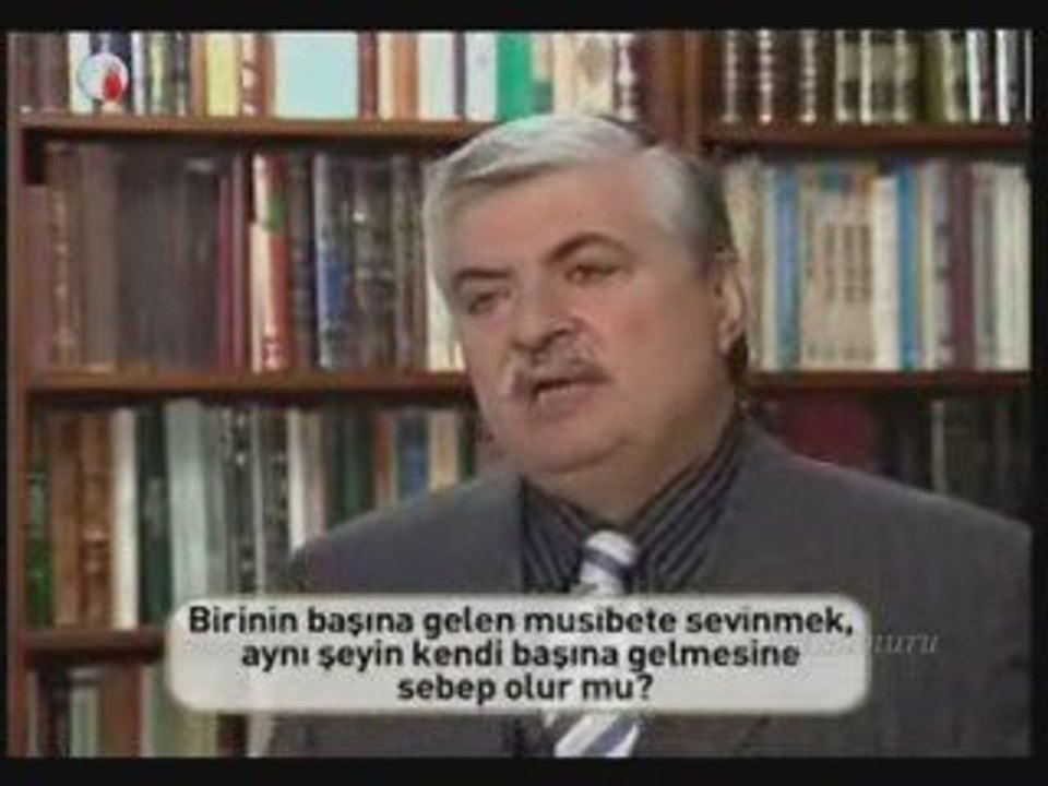 Birisine gelen belaya sevinenin durumu