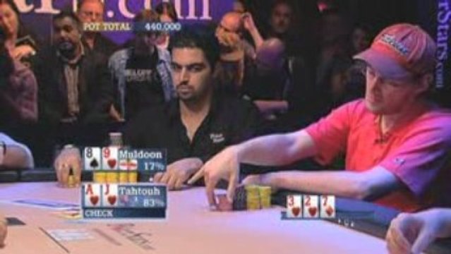 Poker EPT 3 Londres Tahtouh Check Raises Muldoon