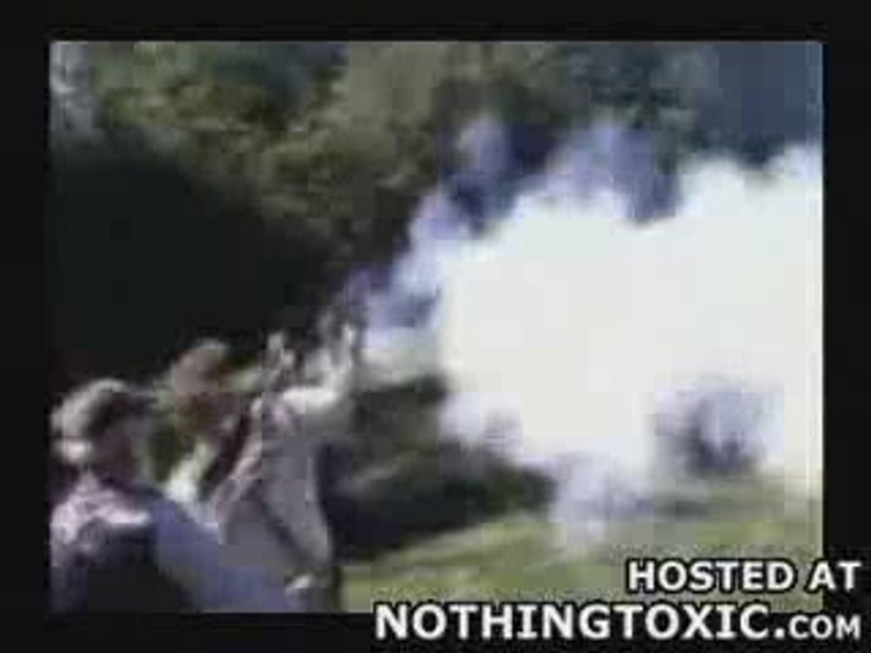 Papi avec le fusil = coup de cross