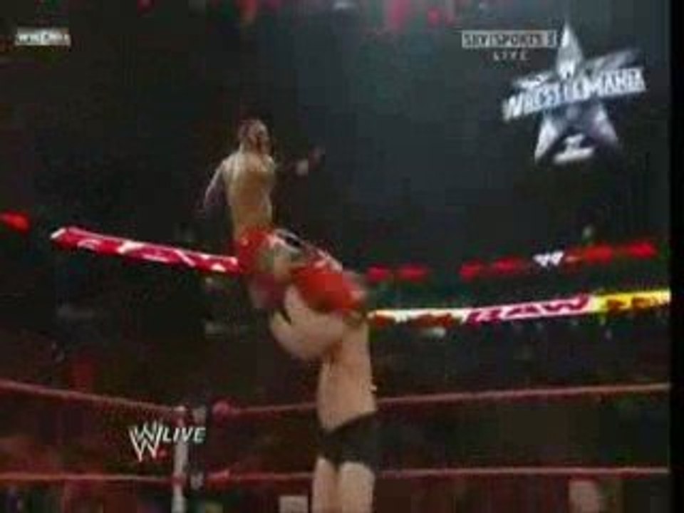 wwe Raw 13/03/09 - Part 4