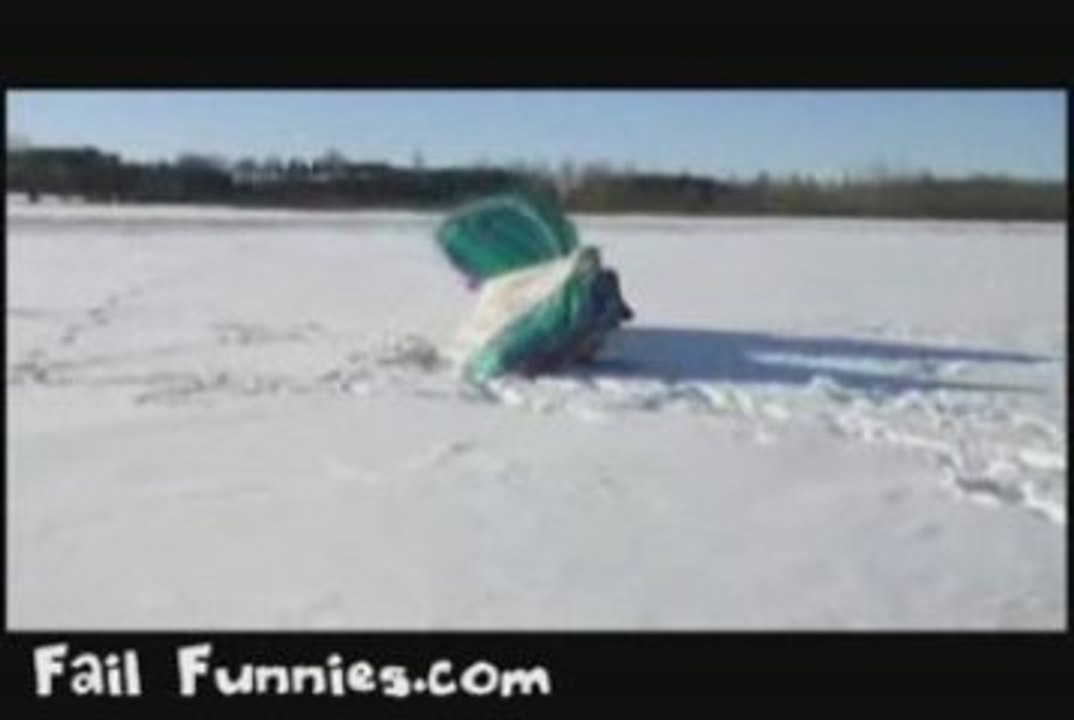 Parachute Landing Faceplant Fail