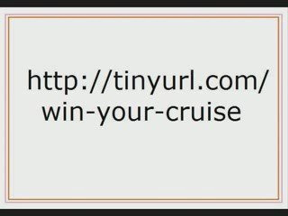 Get A Free Bahamas Cruise !!!