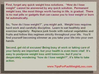 How Can I Lose Weight - Is Lifestyle Changes The Only Sol...