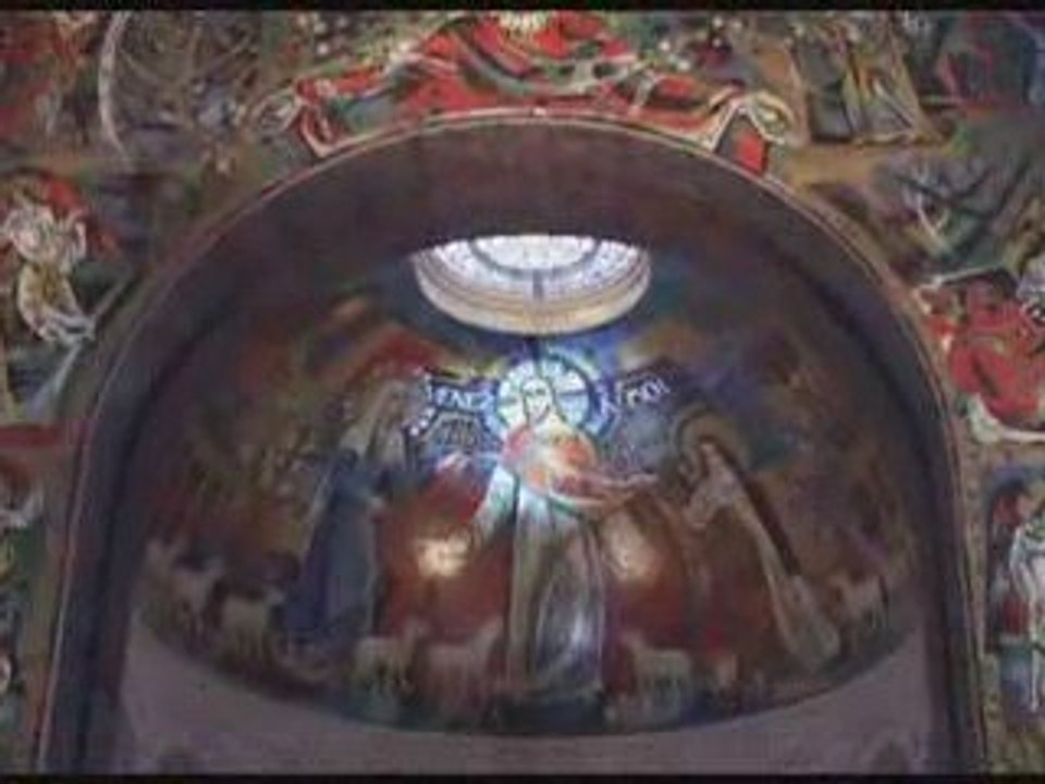 Mosaïque de la Basilique Sainte Thérèse de lisieux