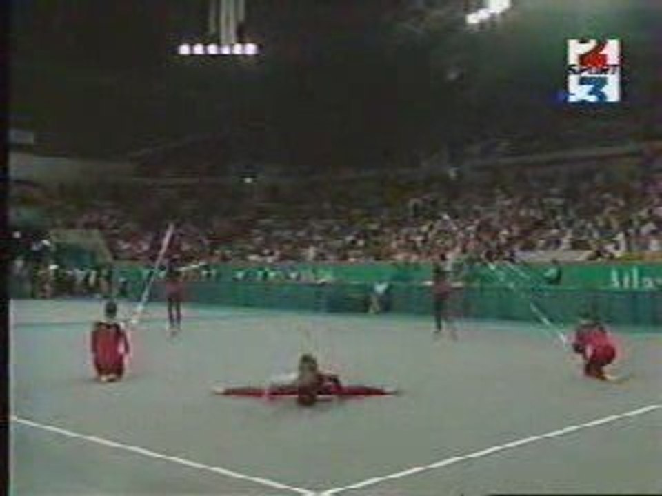 Espagne 3 Ballons 2 Rubans finale JO 1996