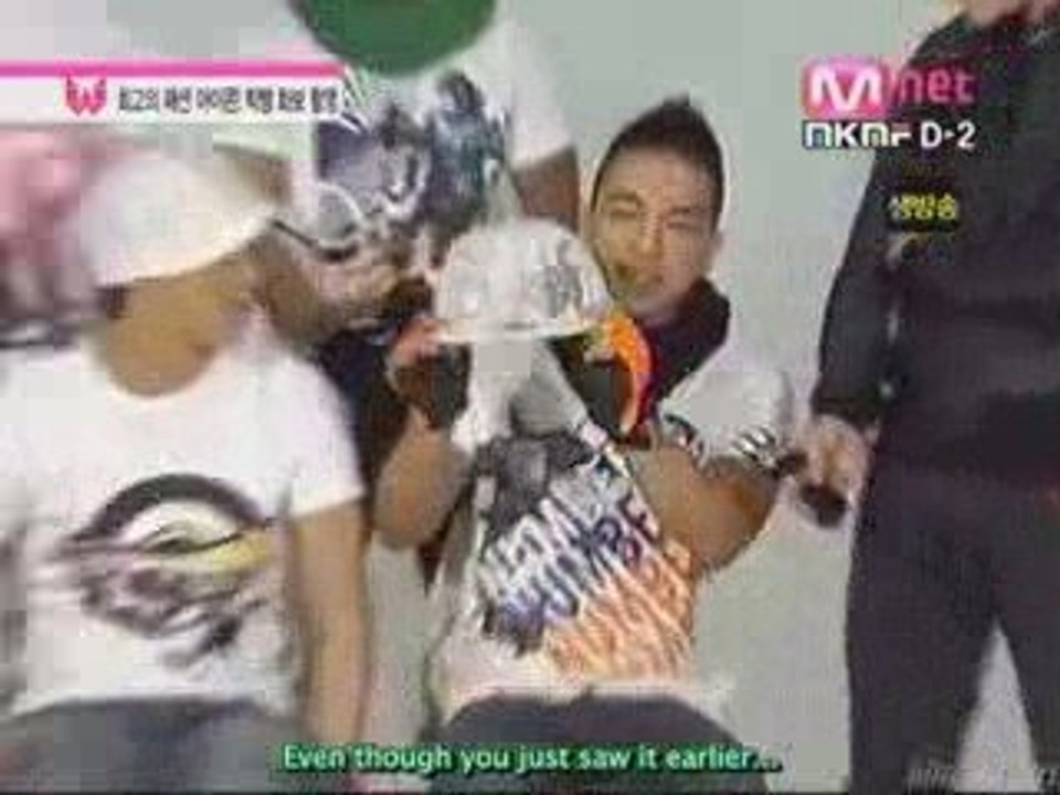 Big bang photoshoot Fila Mnet Eng sub