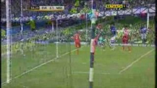 Everton v Middlesbrough 2-1 - Saha Goal
