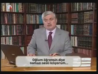 Namazda fısıltı ile okumak çocuğa duyurmak