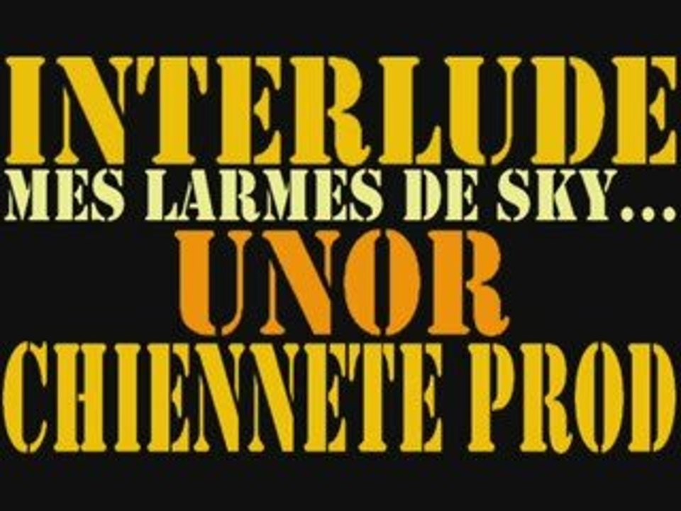 mes larmes de sky