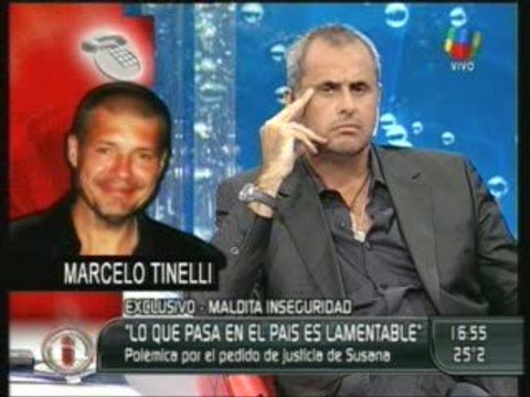 Marcelo Tinelli en intrusos