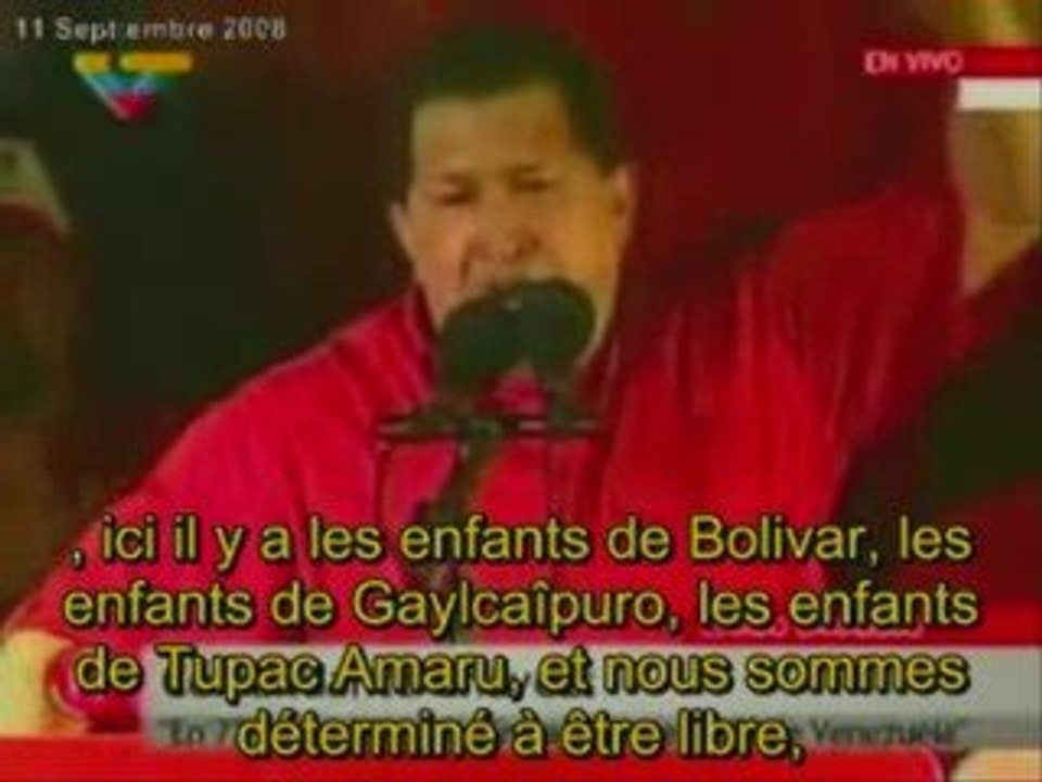 Chavez 'yankees de ***** en fr