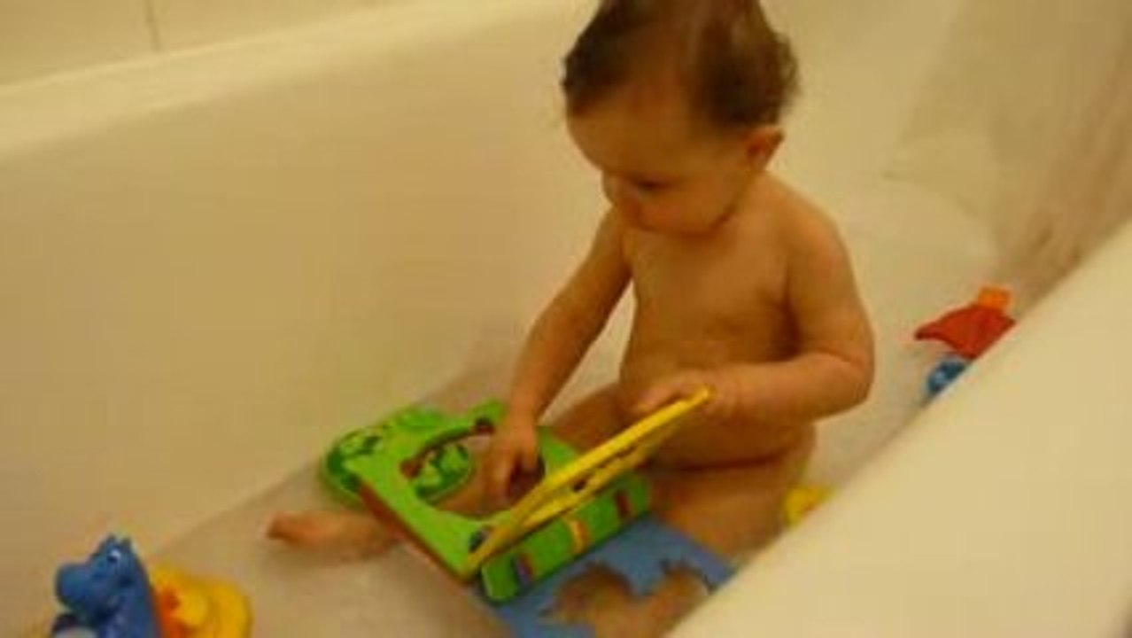 Dans le bain je m'éclate