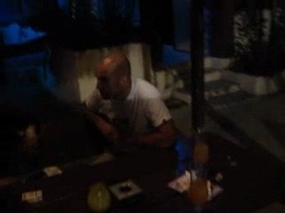 St MARTIN Caraibes.blue  martini.Grand Case-mon fré,ben