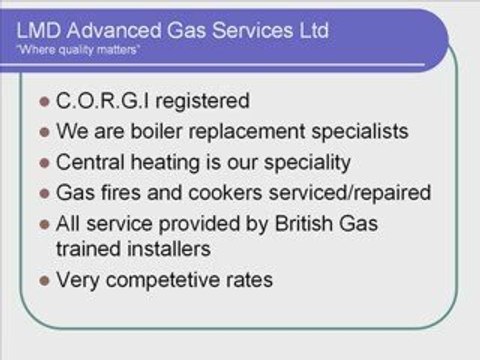 Gas central heating and boiler repairs in Milton Keynes