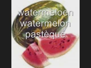 Nederlands - learn Dutch language vocabulary - fruits