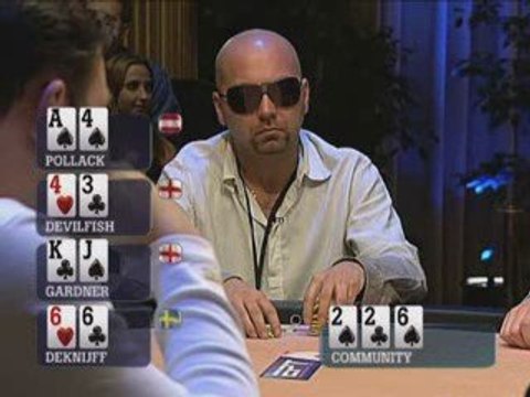 Poker EPT 1 Monte Carlo Pollack eliminated
