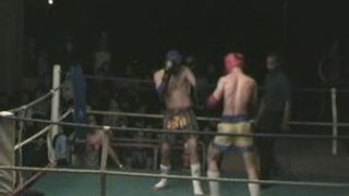 boxe thai Combat kevin POOT vs ANDRIOT francois