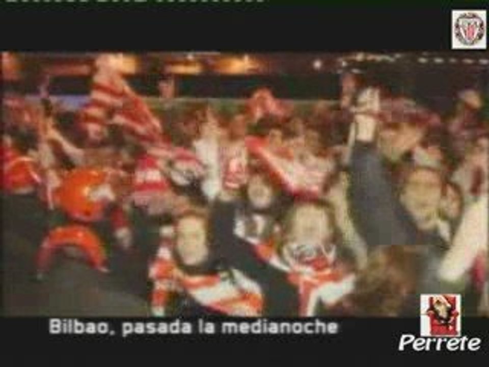 Athletic - Sevilla - Semifinal Copa 2009 - La celebracion