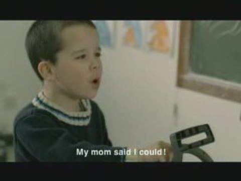 Ma maman m'a dit que je peux!!!