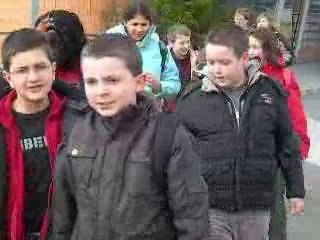 Arrivée des classes de Wasquehal