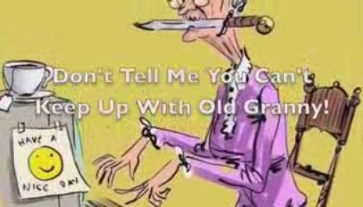 Crazy Old Granny Got It Goin On! Hilarious!