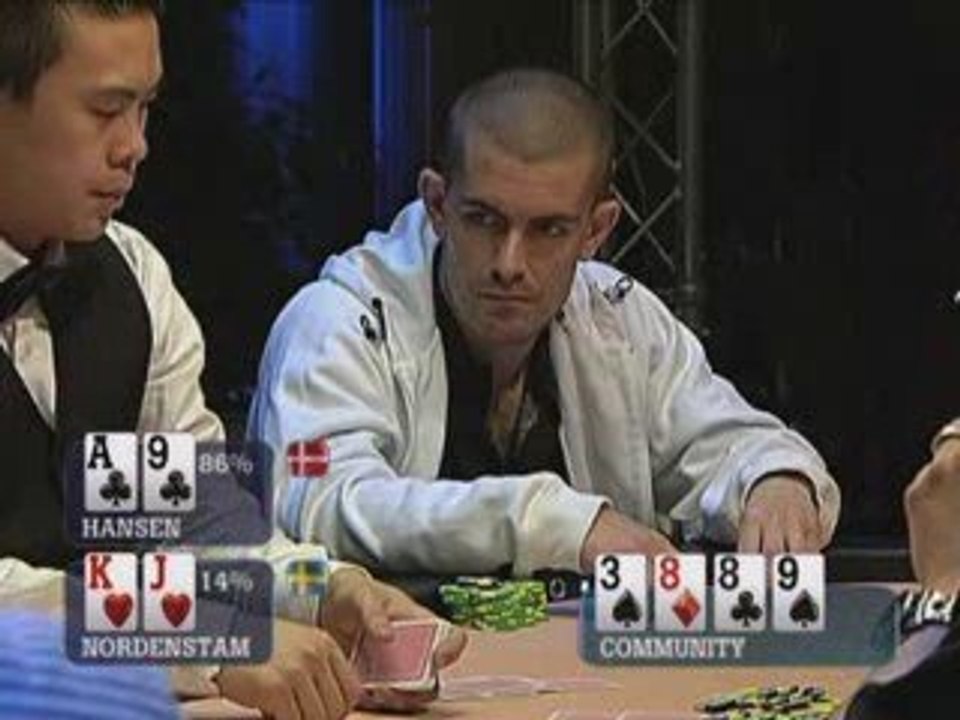Poker EPT 1 Monte Carlo Gus Hansen outplays Nordenstam