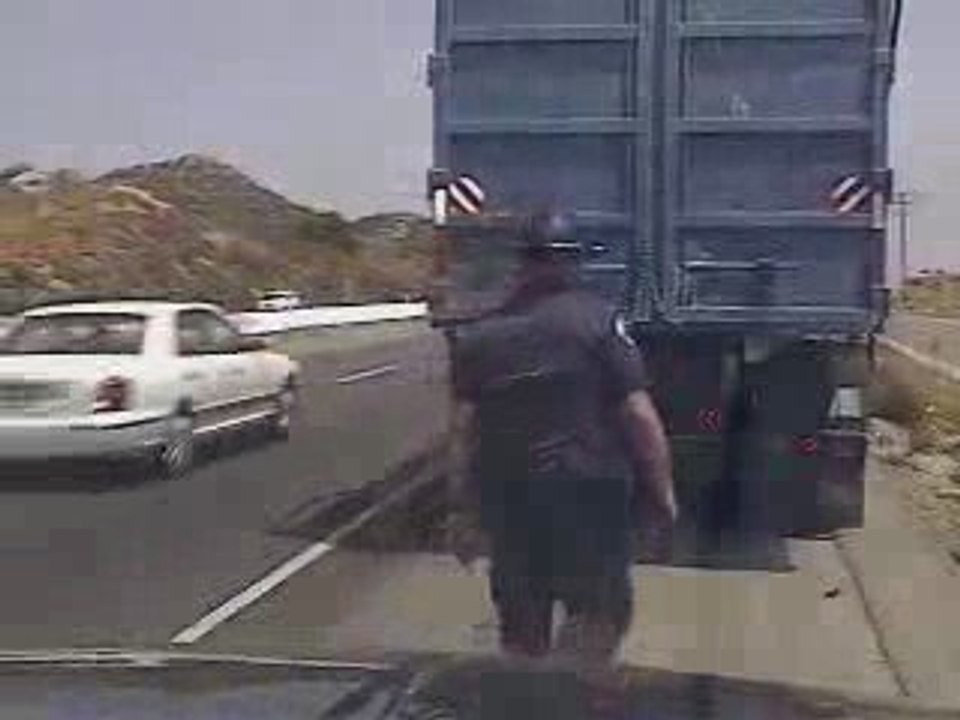 Un policier chanceux