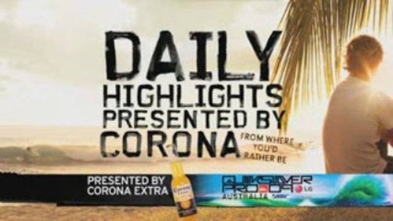 Meilleurs vagues 10ème jour (Quiksilver pro GoldCoast 2009)