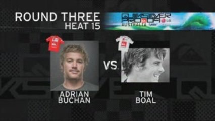 R3 H15 Quiksilver pro GoldCoast (Buchan vs Boal)