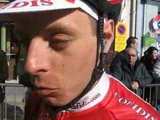 Mickaël Buffaz au départ d'Annonay (Paris Nice)