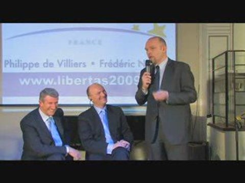 CONFERENCE DE PRESSE LIBERTAS- Frédéric Nihous