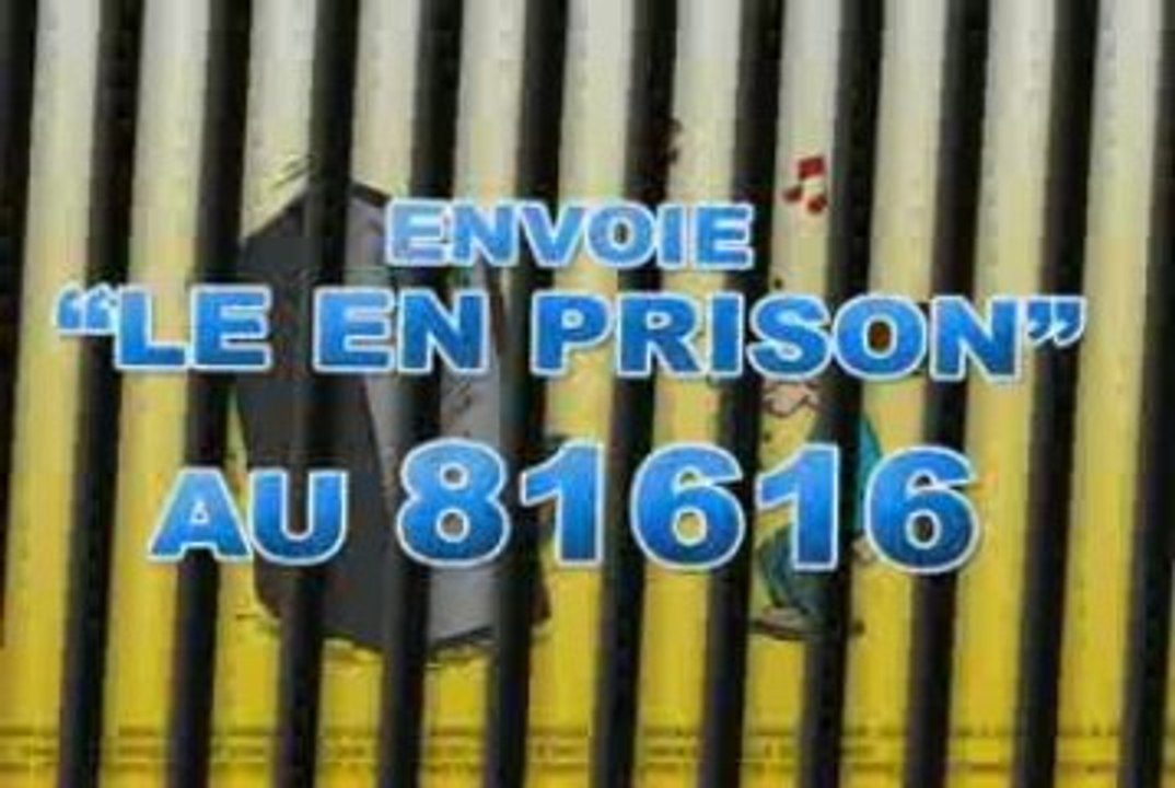 Parodie pub SMS "Prison" - Cauet