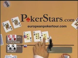 Poker EPT 1 Monte Carlo Fitzpatrick eliminated