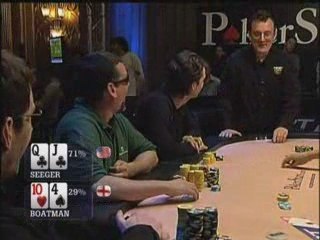 Poker EPT 1 Monte Carlo Boatman eliminated in 20th place